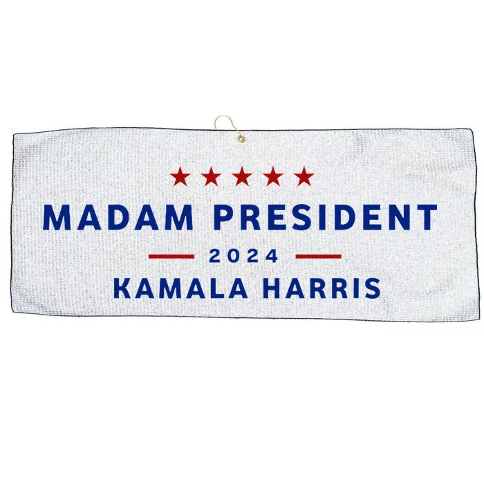 Madam President 47th President Vote Kamala Harris 2024 Large Microfiber Waffle Golf Towel