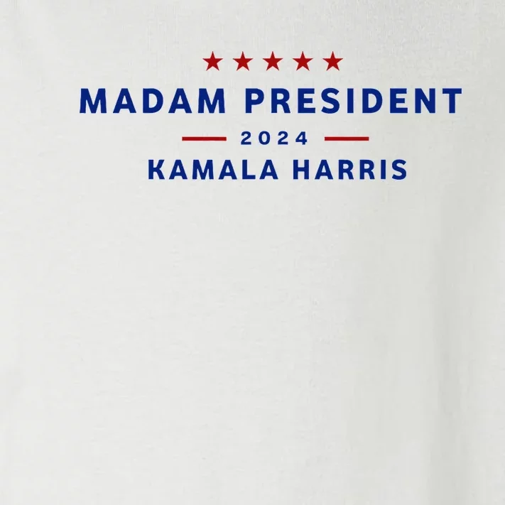 Madam President 47th President Vote Kamala Harris 2024 Toddler Long Sleeve Shirt