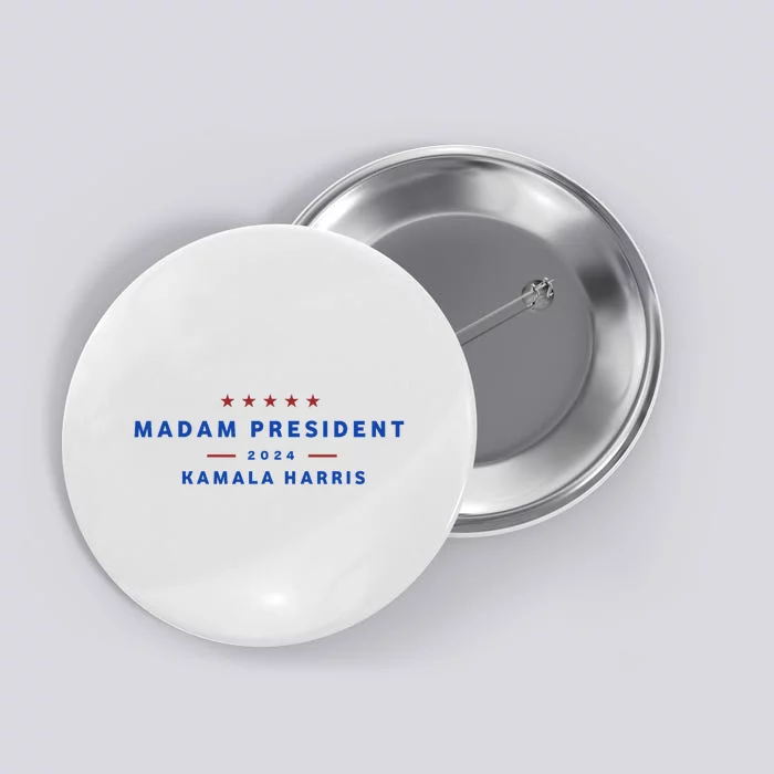 Madam President 47th President Vote Kamala Harris 2024 Button