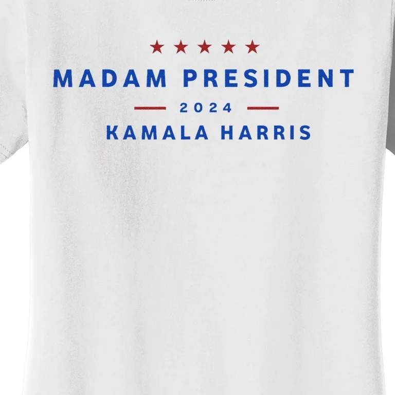 Madam President 47th President Vote Kamala Harris 2024 Gift Women's T-Shirt