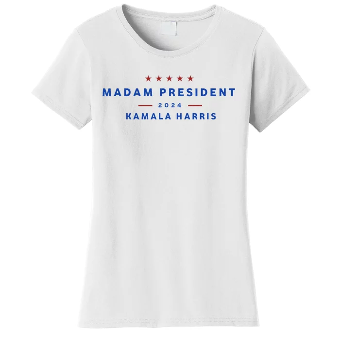 Madam President 47th President Vote Kamala Harris 2024 Gift Women's T-Shirt