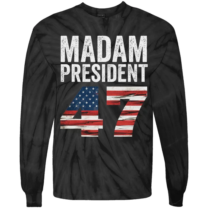 Madam President 47 Women Tie-Dye Long Sleeve Shirt