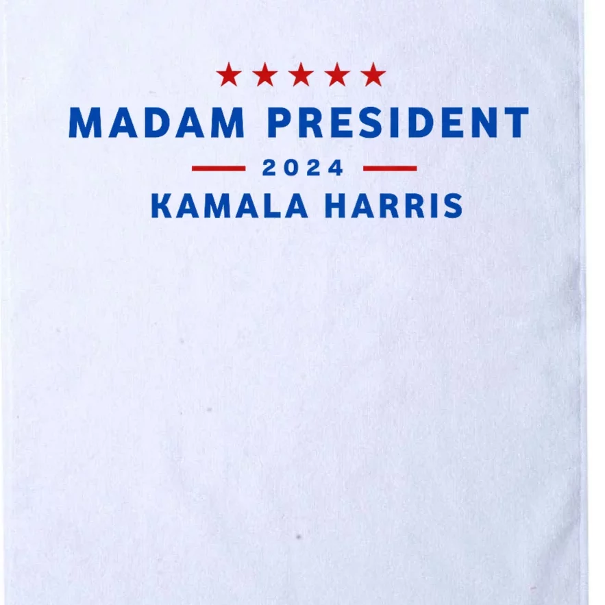 Madam President 47th President Vote Kamala Harris 2024 Platinum Collection Golf Towel