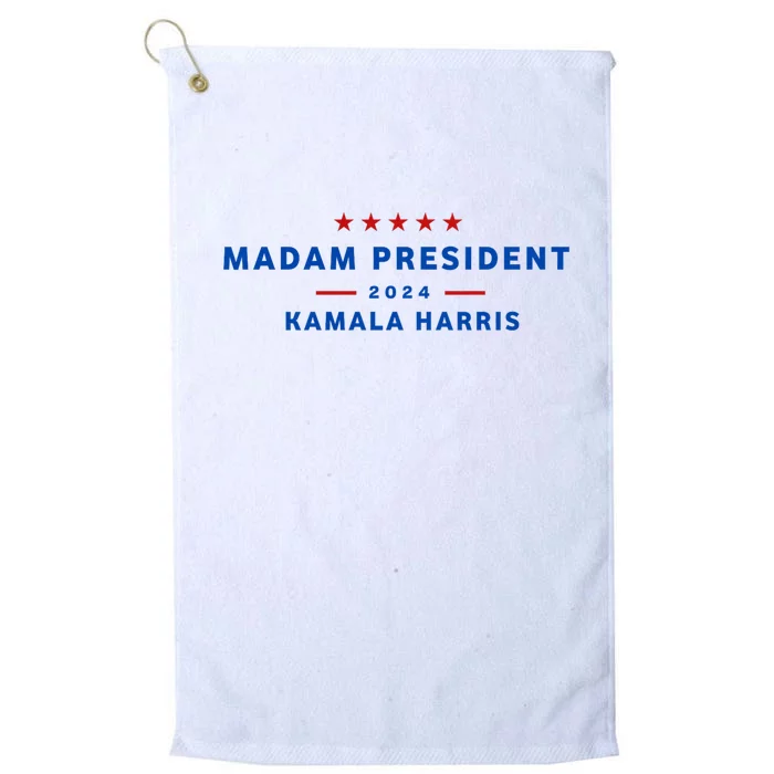 Madam President 47th President Vote Kamala Harris 2024 Platinum Collection Golf Towel