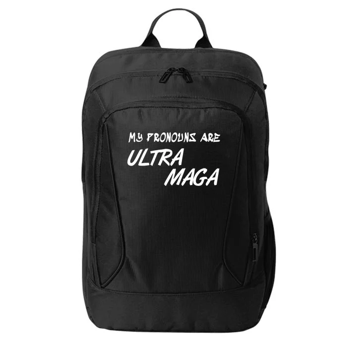 My Pronouns Are Ultra Maga City Backpack