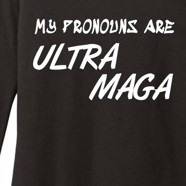 My Pronouns Are Ultra Maga Womens CVC Long Sleeve Shirt