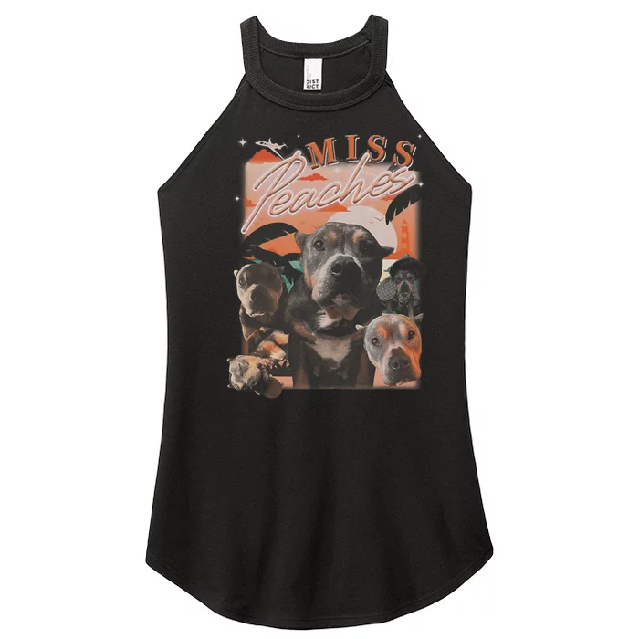 Miss Peaches Adopt Don’T Shop Women’s Perfect Tri Rocker Tank