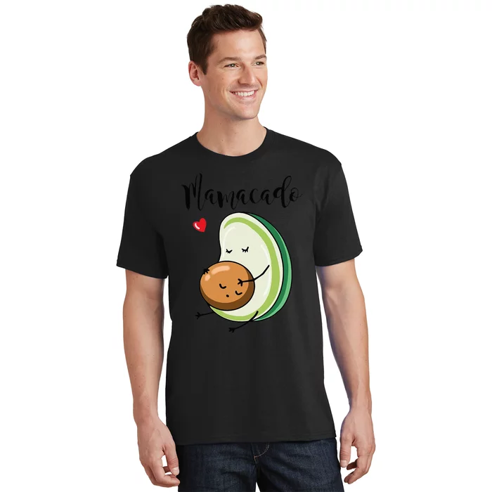 Mamacado Pregnancy Announcement Funny Avocado Pregnant Mom T-Shirt