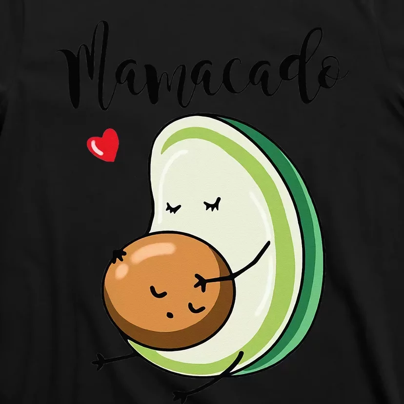 Mamacado Pregnancy Announcement Funny Avocado Pregnant Mom T-Shirt