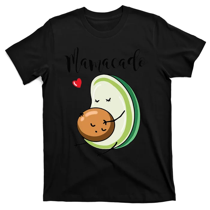 Mamacado Pregnancy Announcement Funny Avocado Pregnant Mom T-Shirt