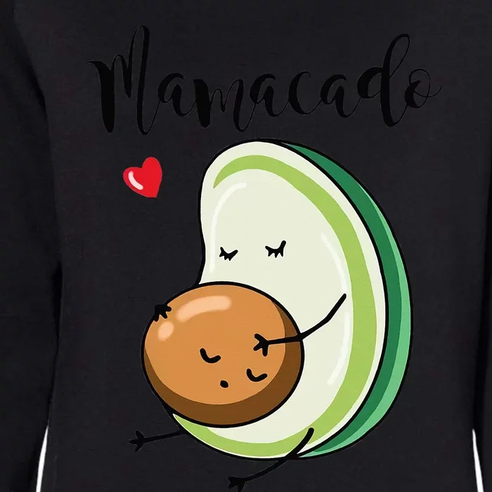 Mamacado Pregnancy Announcement Funny Avocado Pregnant Mom Womens California Wash Sweatshirt