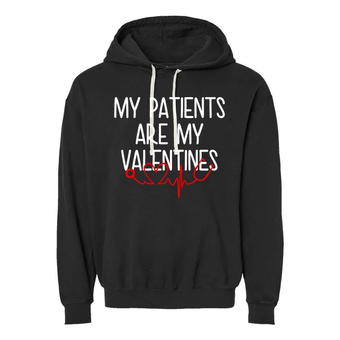 My Parents Are My Valentines Garment-Dyed Fleece Hoodie