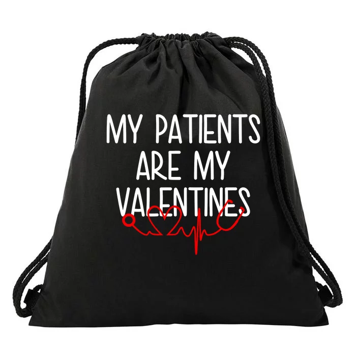 My Parents Are My Valentines Drawstring Bag