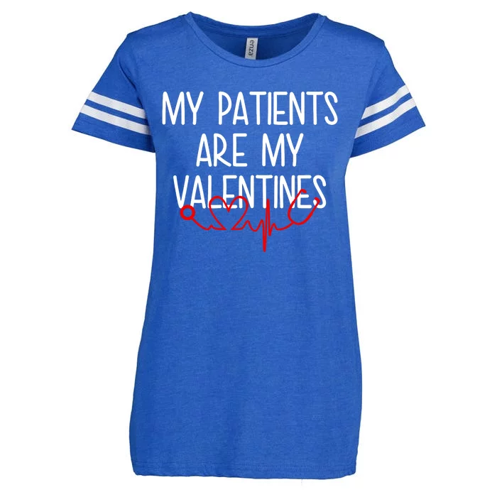 My Parents Are My Valentines Enza Ladies Jersey Football T-Shirt