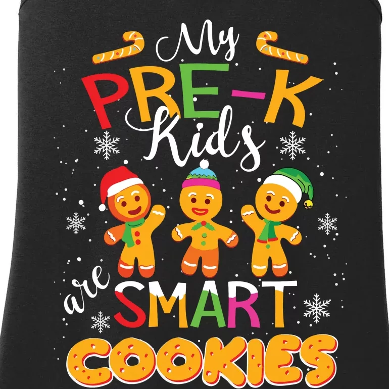 My Prek Are Smart Cookies Christmas Teacher Gift Ladies Essential Tank