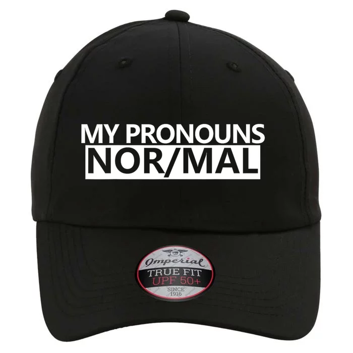 My Pronouns Are Nor/mal Funny The Original Performance Cap