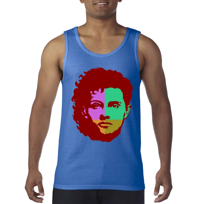 Modern Pop Art Nonbinary Lgbtq Colorful Equality Gift Tank Top