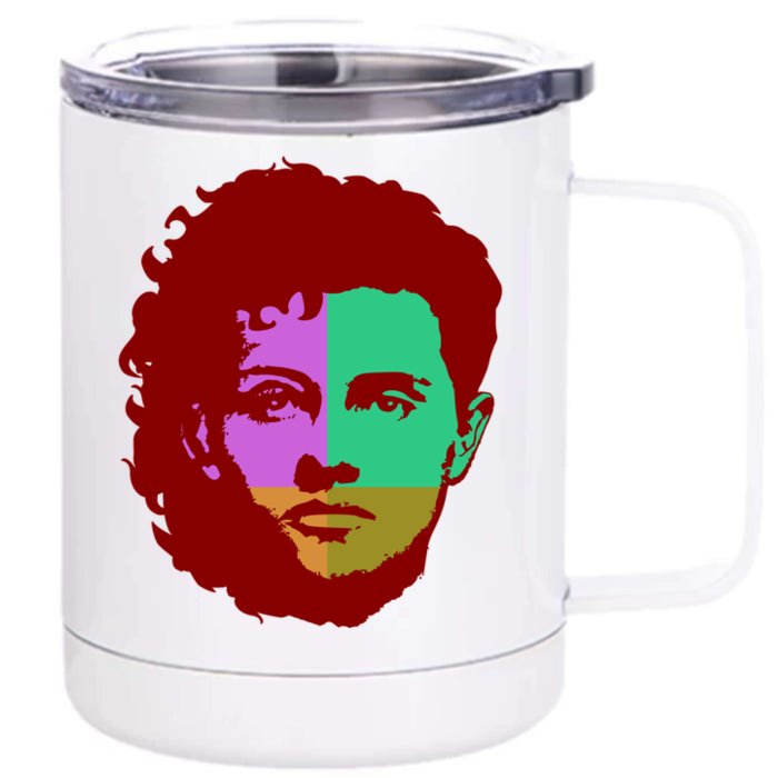 Modern Pop Art Nonbinary Lgbtq Colorful Equality Gift Front & Back 12oz Stainless Steel Tumbler Cup