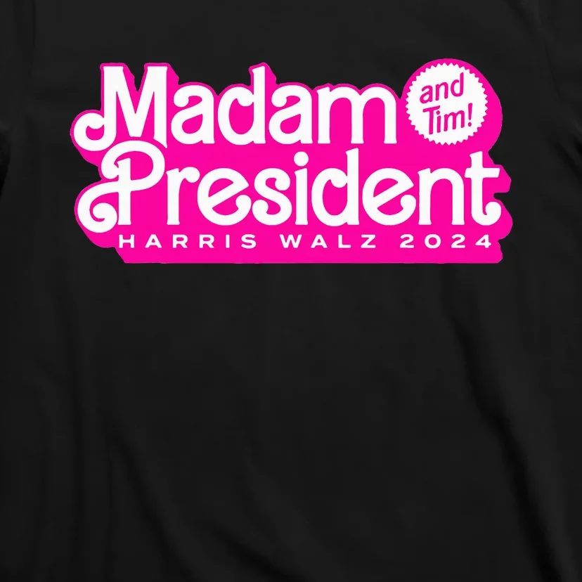 Madam President And Tim Harris & Tim Walz 2024 T-Shirt