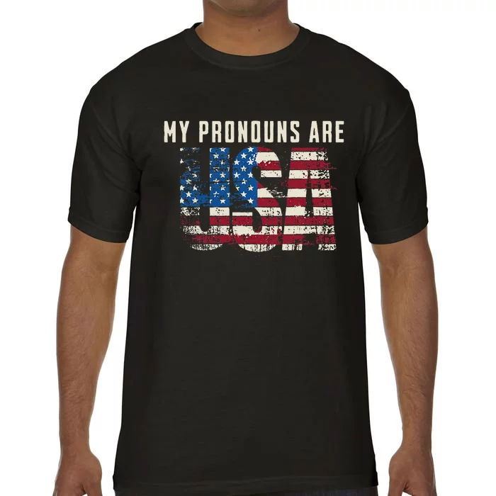 My Pronouns Are USA Comfort Colors T-Shirt