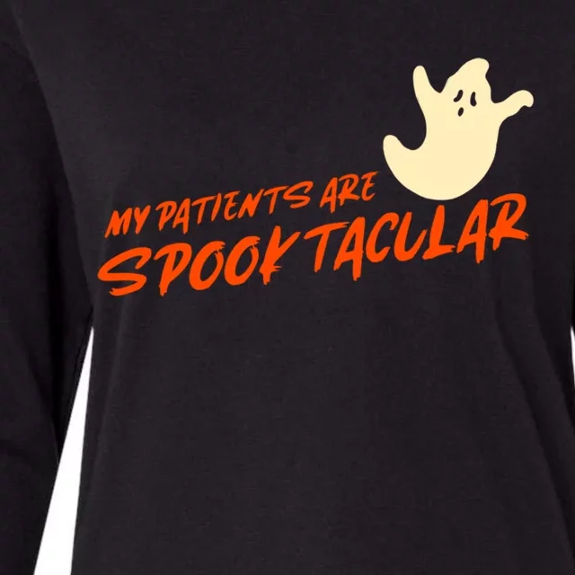 My Patients Are Spooktacular Meaningful Gift Womens Cotton Relaxed Long Sleeve T-Shirt