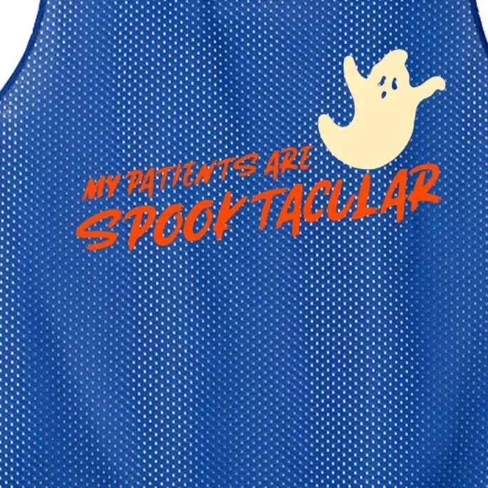 My Patients Are Spooktacular Meaningful Gift Mesh Reversible Basketball Jersey Tank