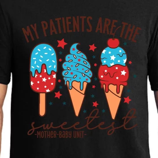 My Patients Are The Sweetest Mother Unit 4th Of July Gift Pajama Set