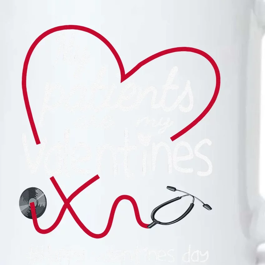 My Patients Are My Valentines RN Nurse Valentine's Day Black Color Changing Mug