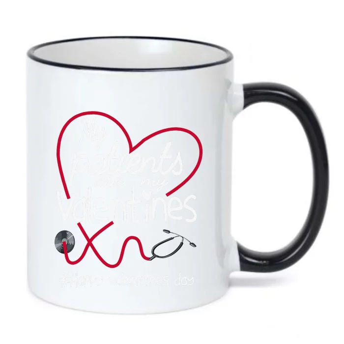 My Patients Are My Valentines RN Nurse Valentine's Day Black Color Changing Mug