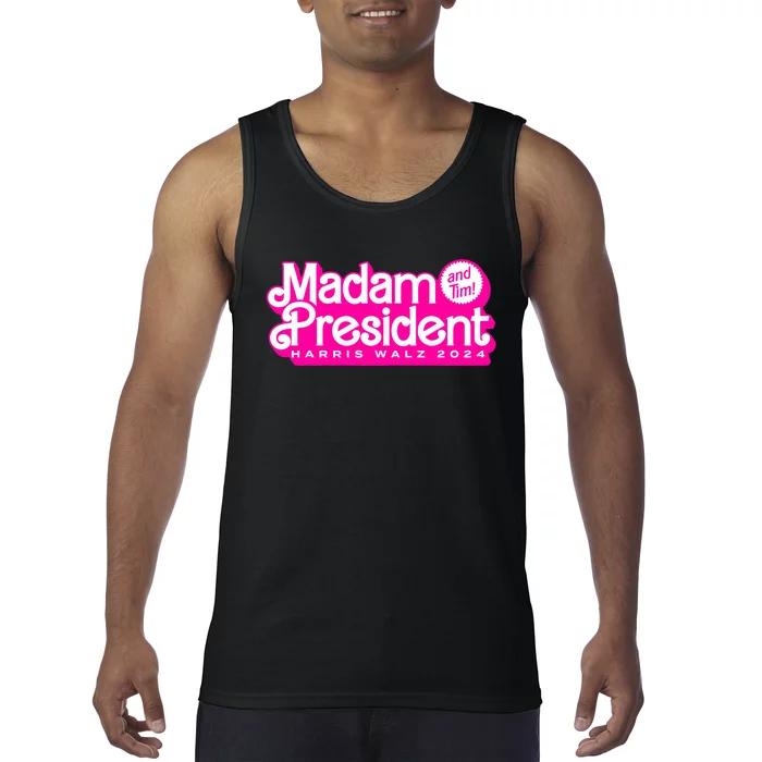 Madam President And Tim Harris & Tim Walz 2024 Tank Top