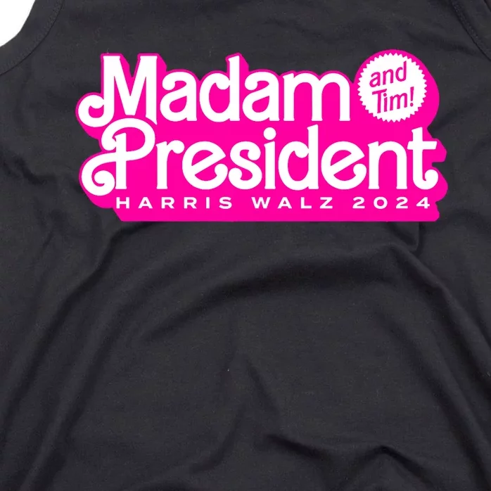 Madam President And Tim Harris & Tim Walz 2024 Tank Top