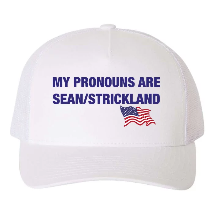 My Pronouns Are Sean Strickland Yupoong Adult 5-Panel Trucker Hat