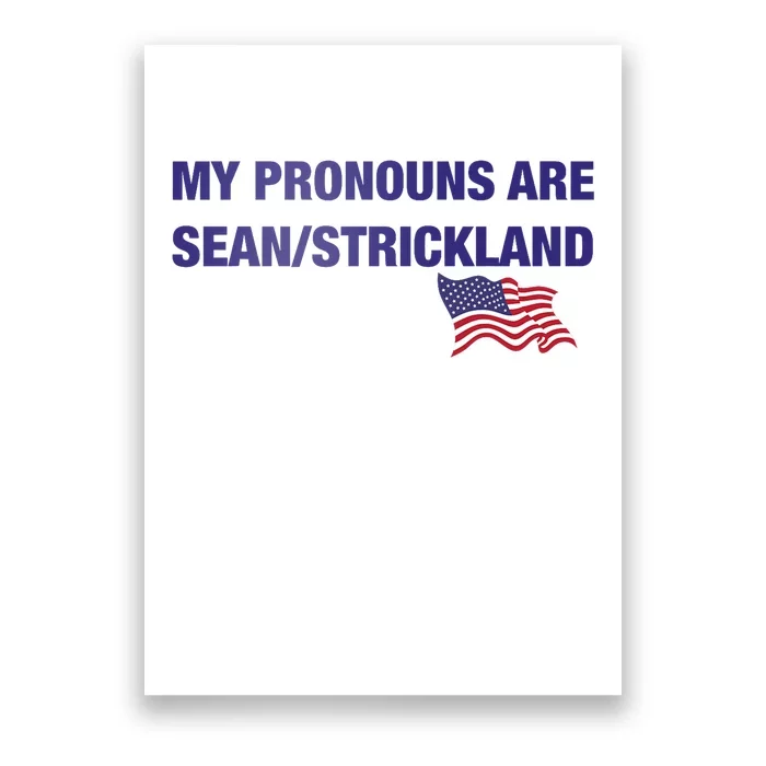 My Pronouns Are Sean Strickland Poster