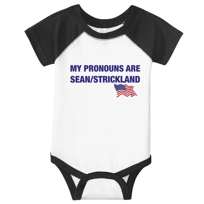 My Pronouns Are Sean Strickland Infant Baby Jersey Bodysuit