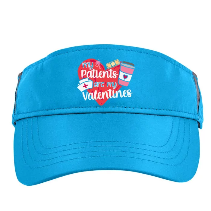 My Patients Are My Valentines Cute Nurse Adult Drive Performance Visor