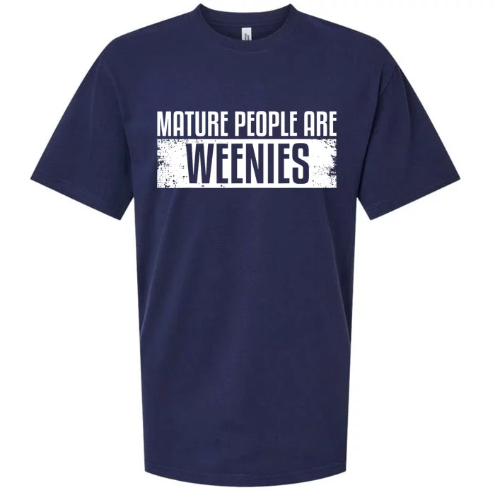 Mature People Are Weenies Sueded Cloud Jersey T-Shirt