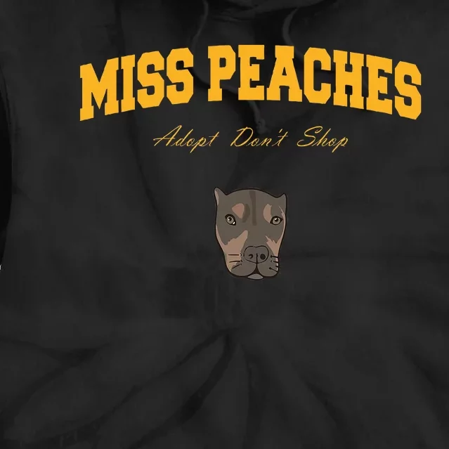 Miss Peaches Adopt Don’T Shop Tie Dye Hoodie