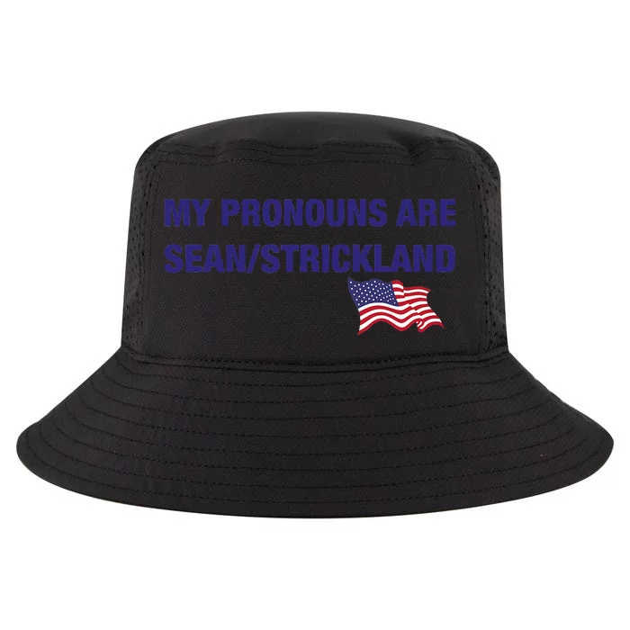 My Pronouns Are Sean Strickland Cool Comfort Performance Bucket Hat