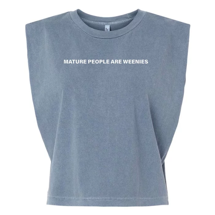 Mature People Are Weenies Garment-Dyed Women's Muscle Tee