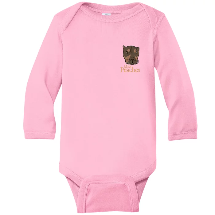 Miss Peaches Adopt Don’T Shop Baby Long Sleeve Bodysuit