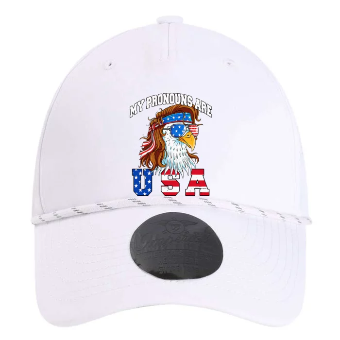 My Pronouns Are Usa Eagle American Performance The Dyno Cap