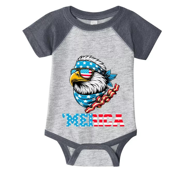 Merican Patriotic Apparel July 4th Celebrations Usa Pride Infant Baby Jersey Bodysuit