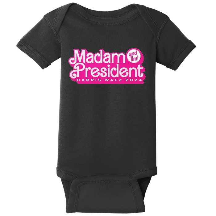 Madam President (And Tim!) Kamala Harris & Tim Walz Baby Bodysuit