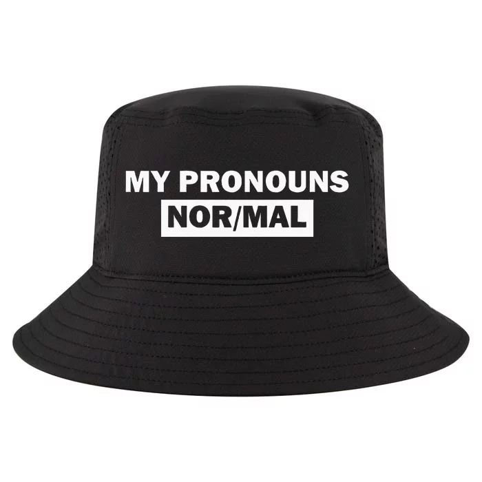 My Pronouns Are Nor Mal Cool Comfort Performance Bucket Hat