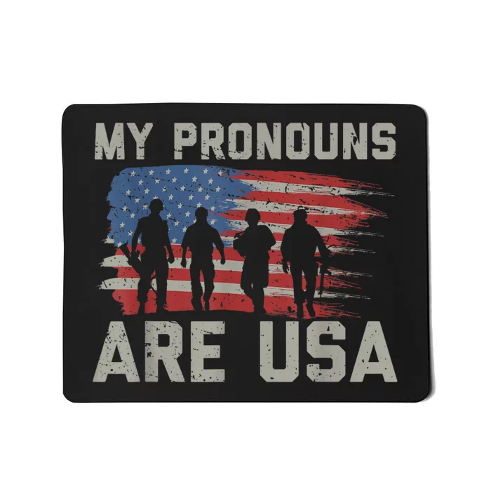 My Pronouns Are Usa Mousepad