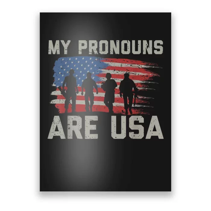 My Pronouns Are Usa Poster