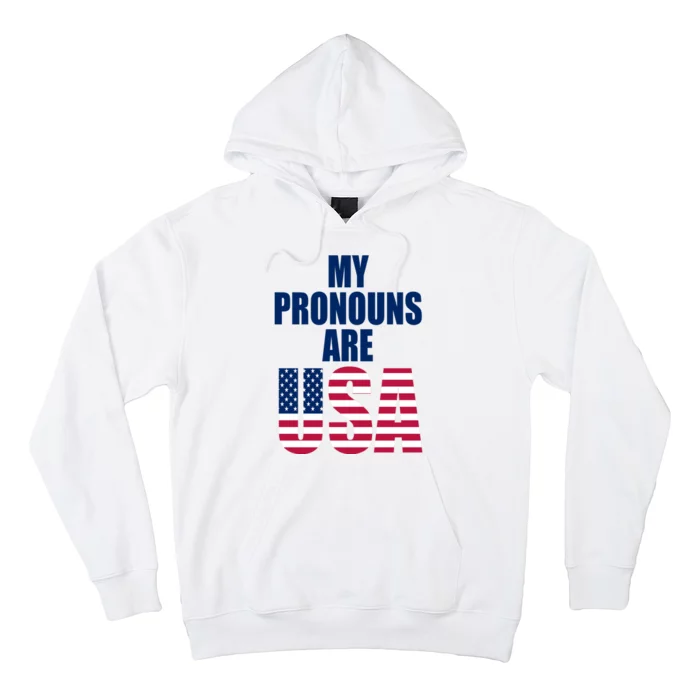 My Pronouns Are USA Patriotic Hoodie