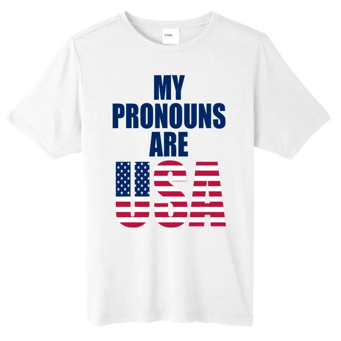 My Pronouns Are USA Patriotic ChromaSoft Performance T-Shirt