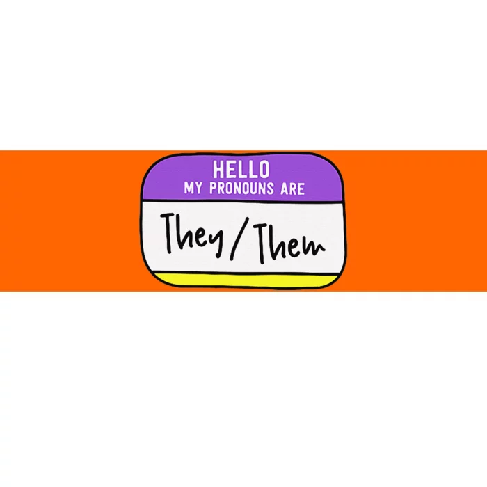 My Pronouns Are They Them Gender Pride Lgbt Bumper Sticker