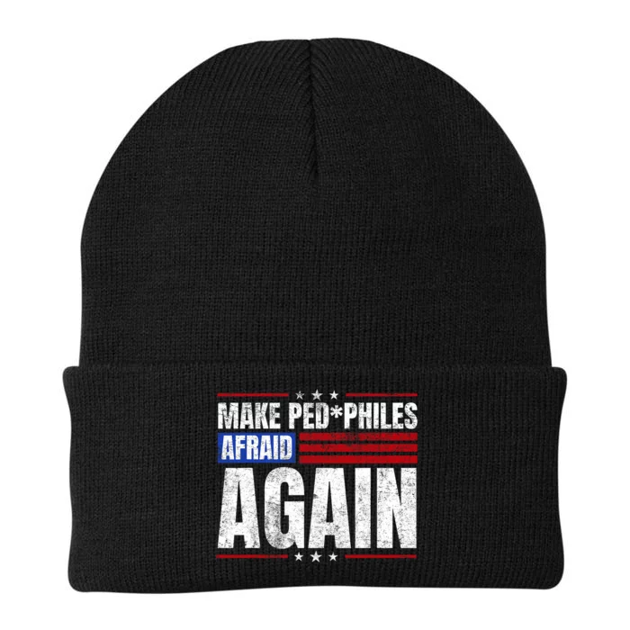 Make Pedophiles Afraid Again Funny Political Election Knit Cap Winter Beanie